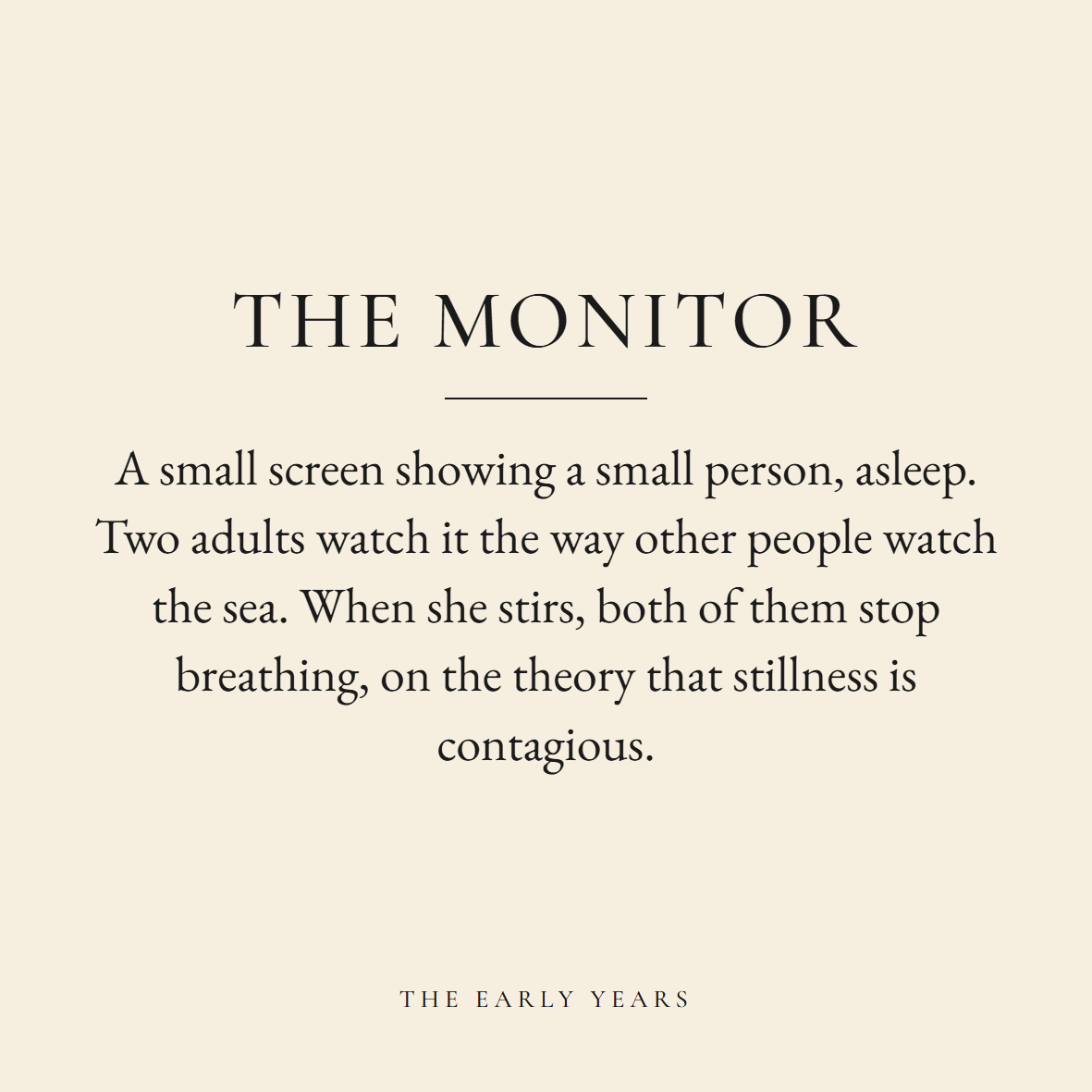 The Monitor coaster label
