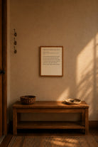 Twenty Minutes Out framed and hung in an entryway
