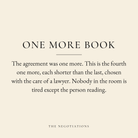 One More Book coaster label